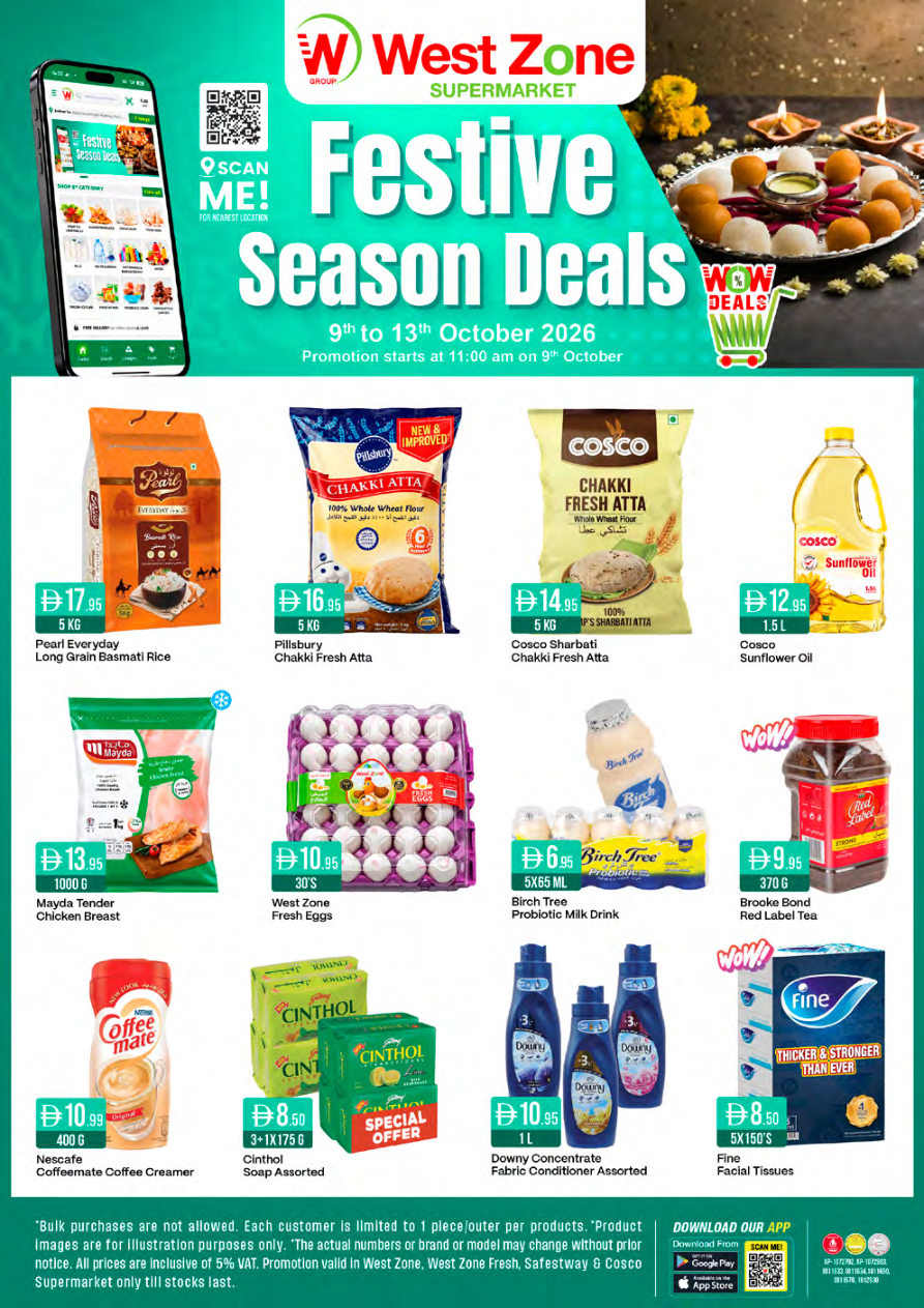 West Zone Fresh Supermarket — West Zone Supermarket Festive Season Deals
